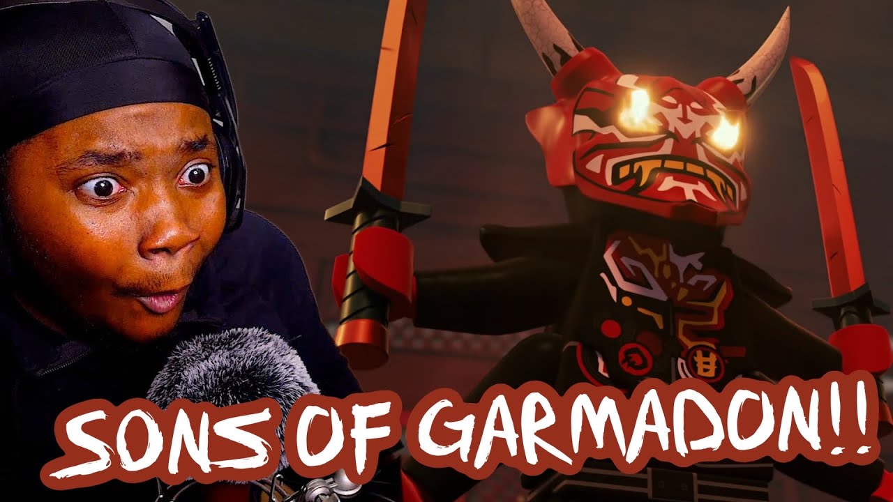 THE SONS OF MF GARMADON!!!!! *FIRST TIME WATCHING* LEGO NINJAGO SEASON 8 EP 1 & 2 REACTION
