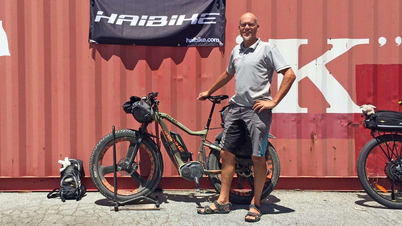 Custom Trekking / Bikepacking Electric Fat Bike - Haibike XDURO FatSix