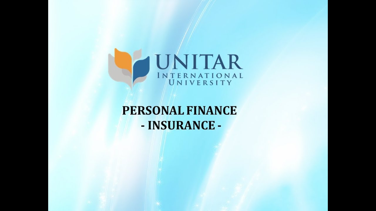 Personal Finance (Insurance). What do you know about it?
