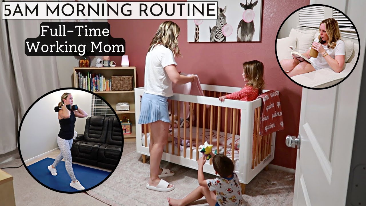 Мой утренний распорядок в 5 утра как работающей мамы на полный рабочий день | Утренний распорядок...