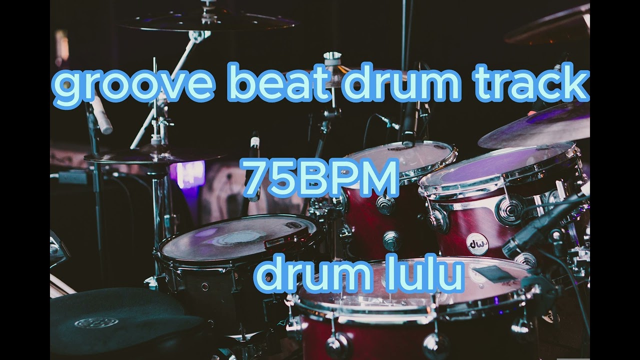 75 bpm drum beat for guitar, bass, keyboard