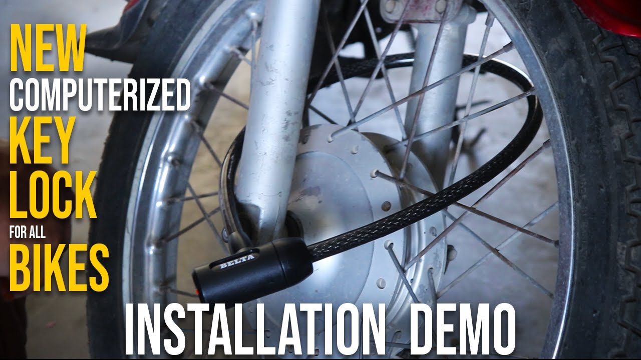 New Computerized Key Wire Lock For All Bikes | Auto Care