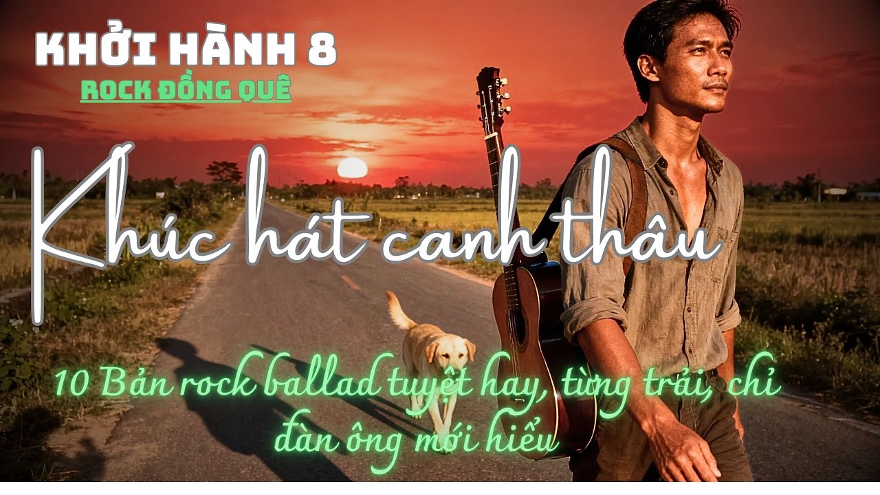 🚗 KHỞI HÀNH 8 | Rock đồng quê | Album Dành Cho Người Đi Đường | Nhạc số Thóc Gạo
