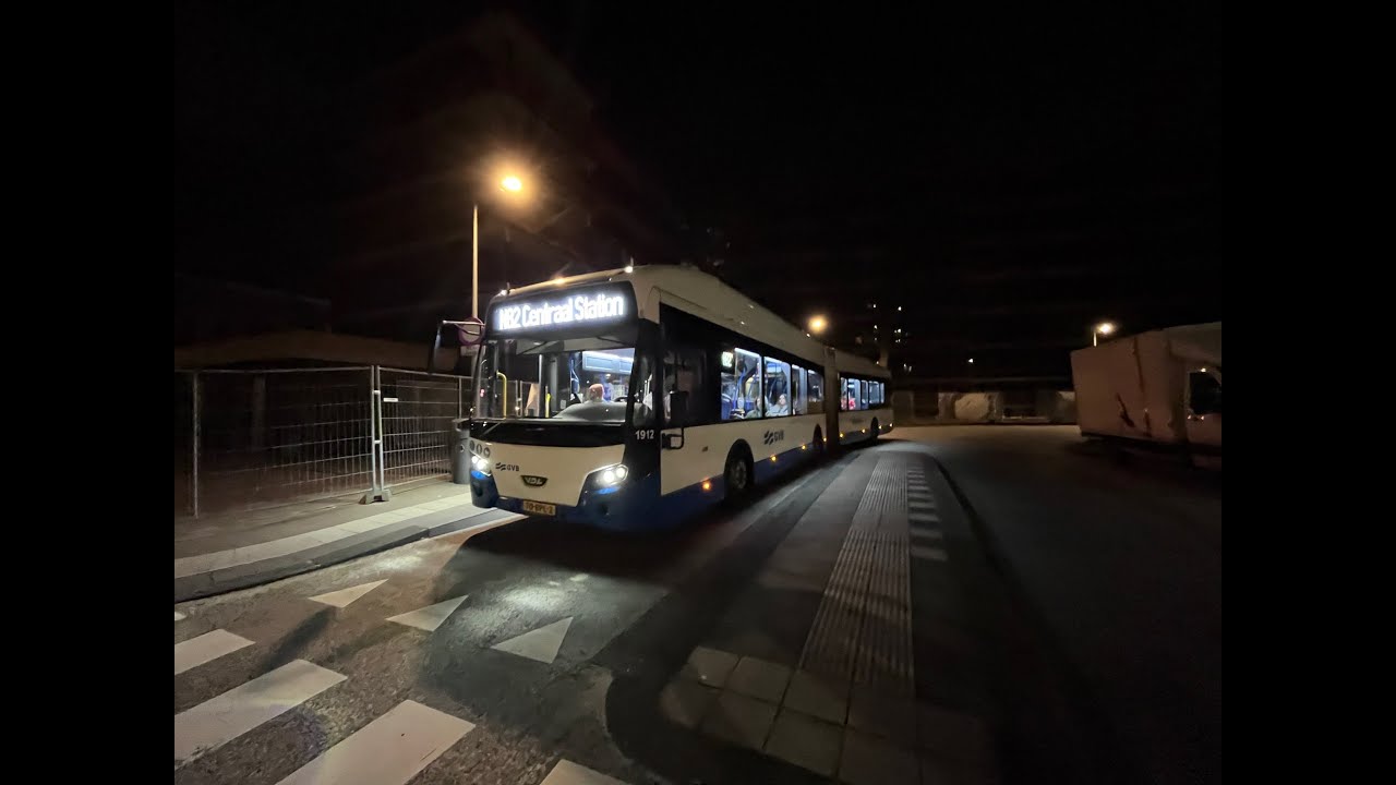 GVB | Amsterdam | Nachtbus | Lijn N82 | Geuzenveld - Centraal Station | VDL Elektrische | 2024