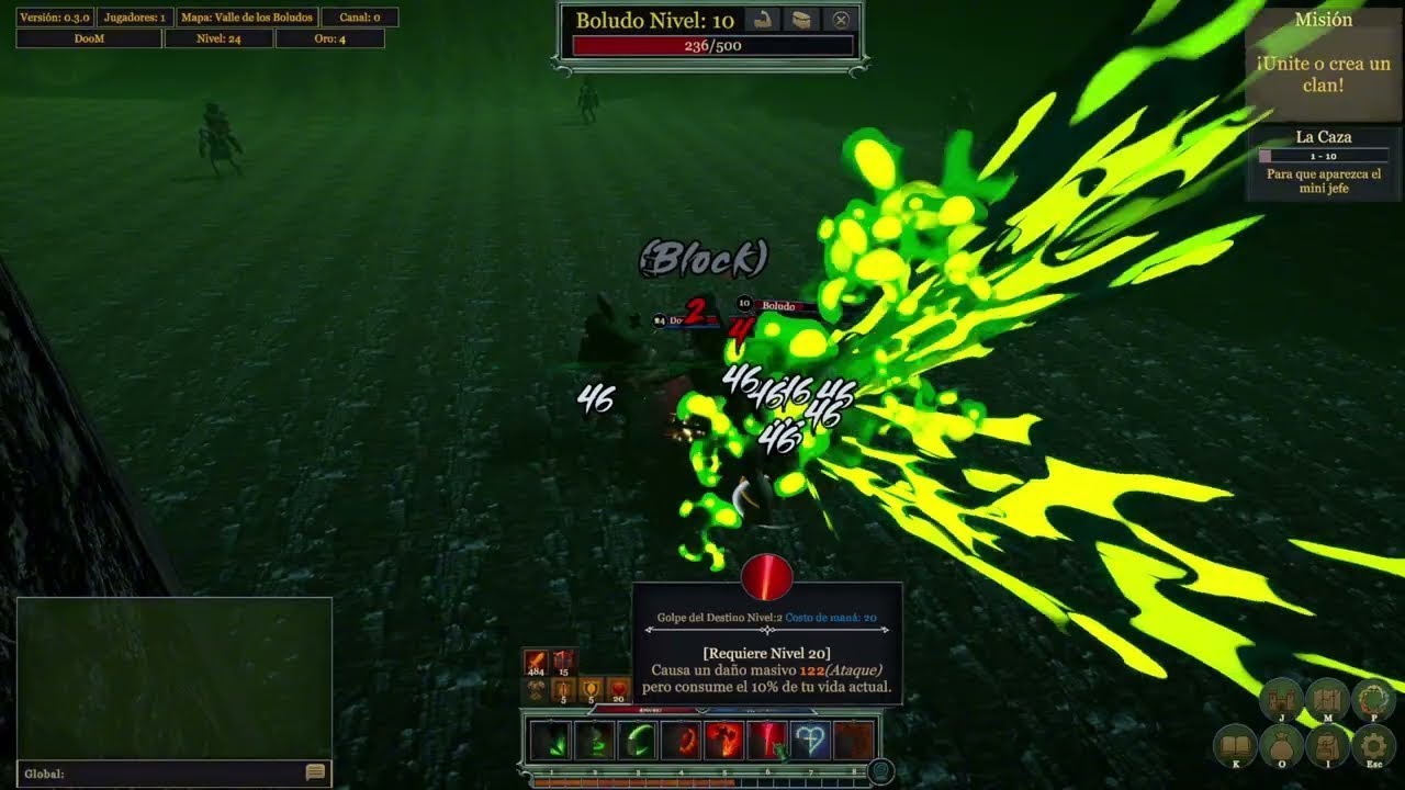 This is my indie MMORPG &ndash; Zombie Warrior AoE gameplay (Brazil Server)