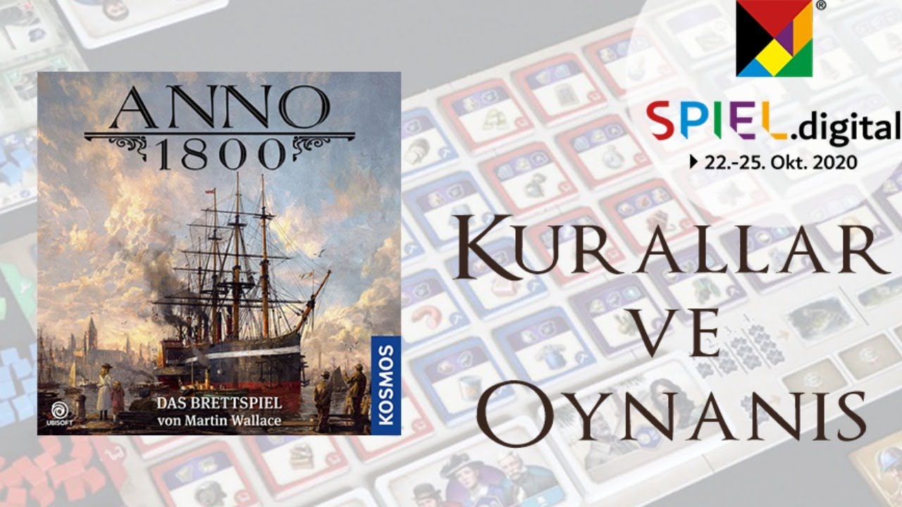 Anno 1800 Kutu Oyunu Türkçe - Kurallar ve Oynanış