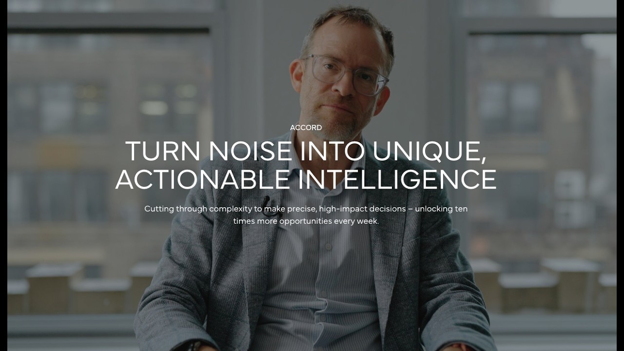 Turn Noise into Unique, Actionable Intelligence | QYOBO x Accord