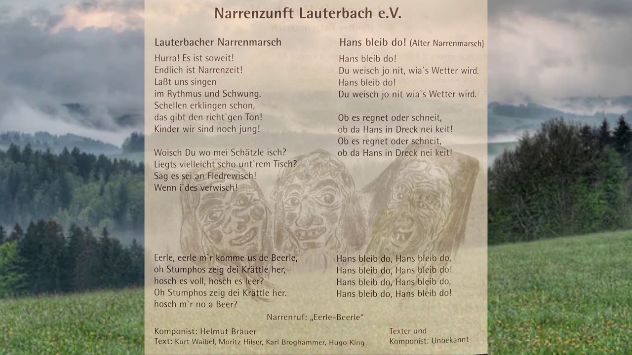 Lauterbacher Narrenmarsch/Mit Marsch und G'schell