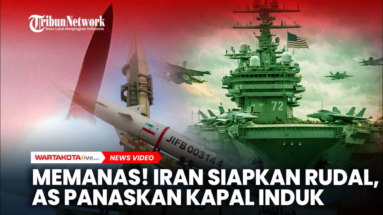 Makin Tegang! Saling Tantang Jelang Berunding, Iran Siapkan Rudal, AS Panaskan Kapal Induk