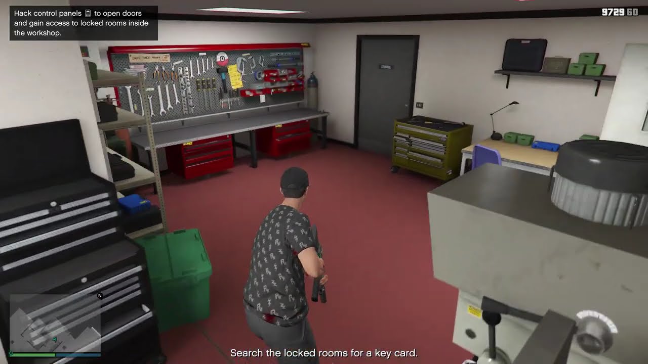 When one player gets the pass for Peter's office, everyone magically has it - GTA Online