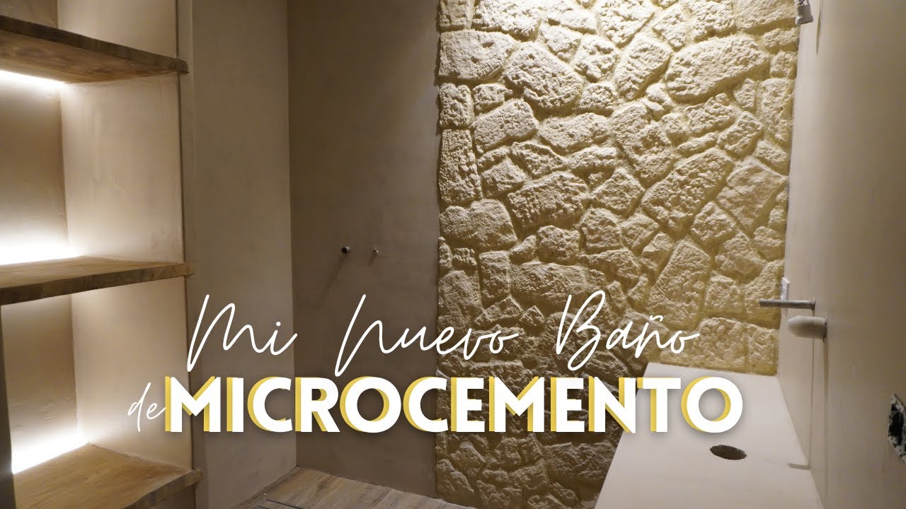 REFORMO el baño con MICROCEMENTO I os enseño el PASO a PASO y el acabado FINAL