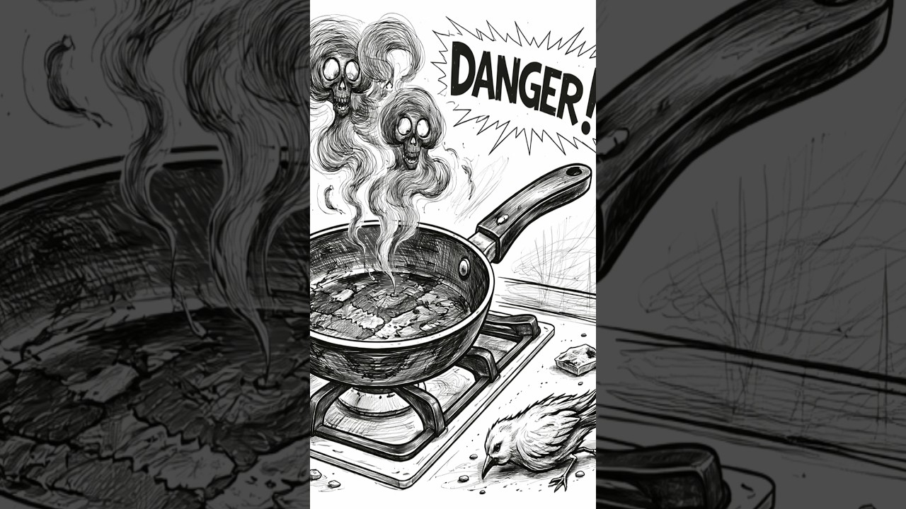 nonstic pan වල තියෙන භයානකත්වය