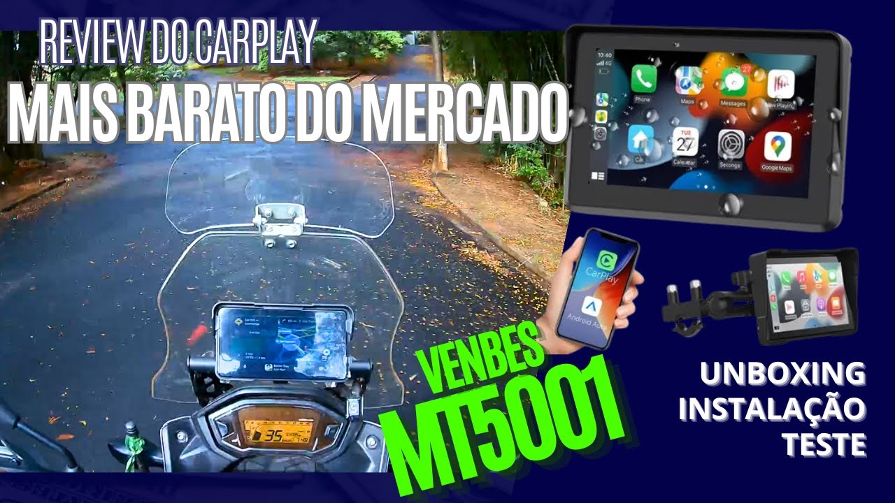 Unboxing e review do carplay VENBES MT5001