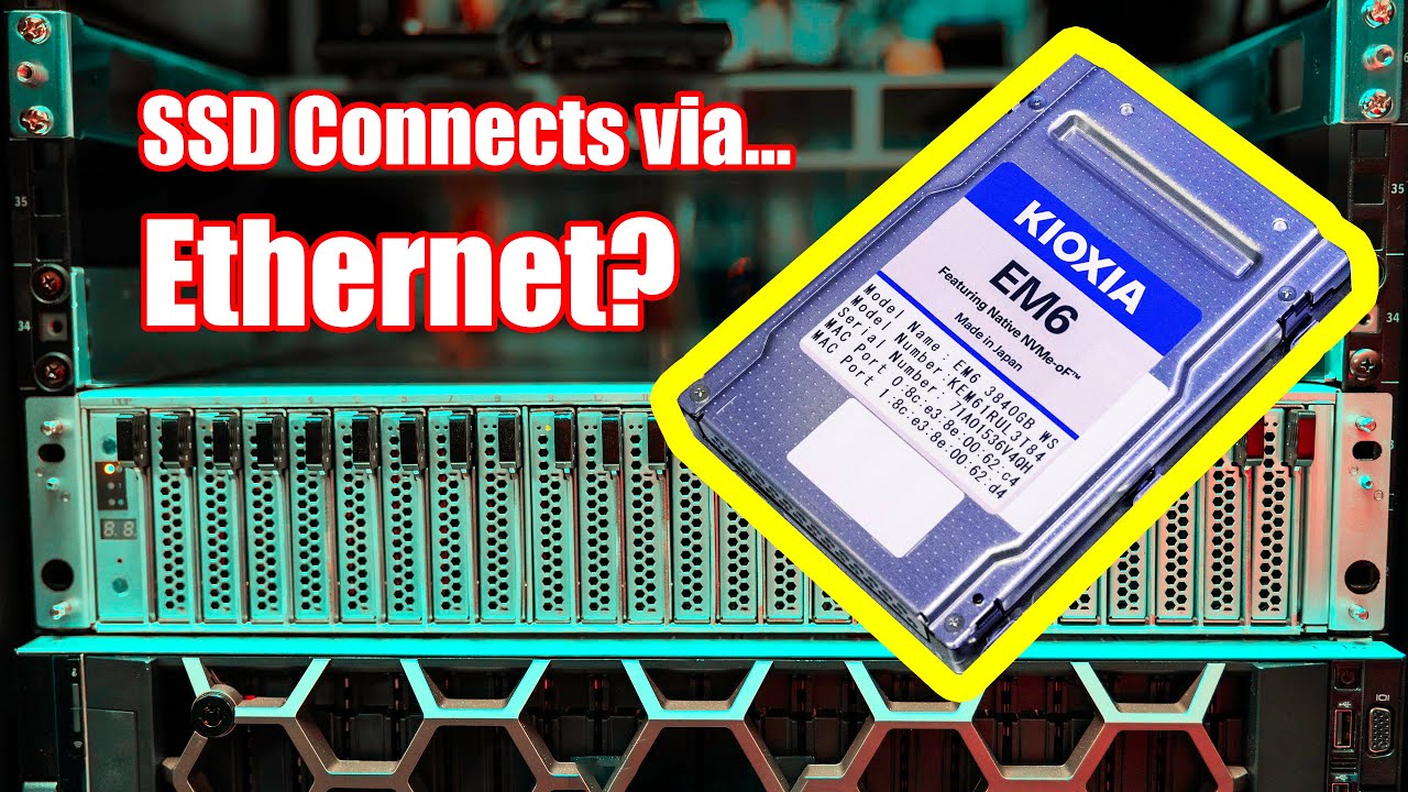 Crazy Ethernet SSD Hands on with Kioxia EM6 NVMeoF SSDs