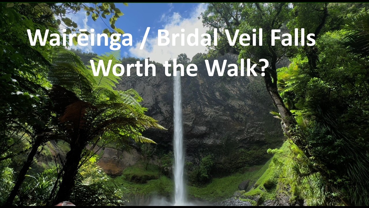 Explore the stunning Bridal Veil Falls (Wairēinga) in New Zealand! - Where Forest Fairies Hide