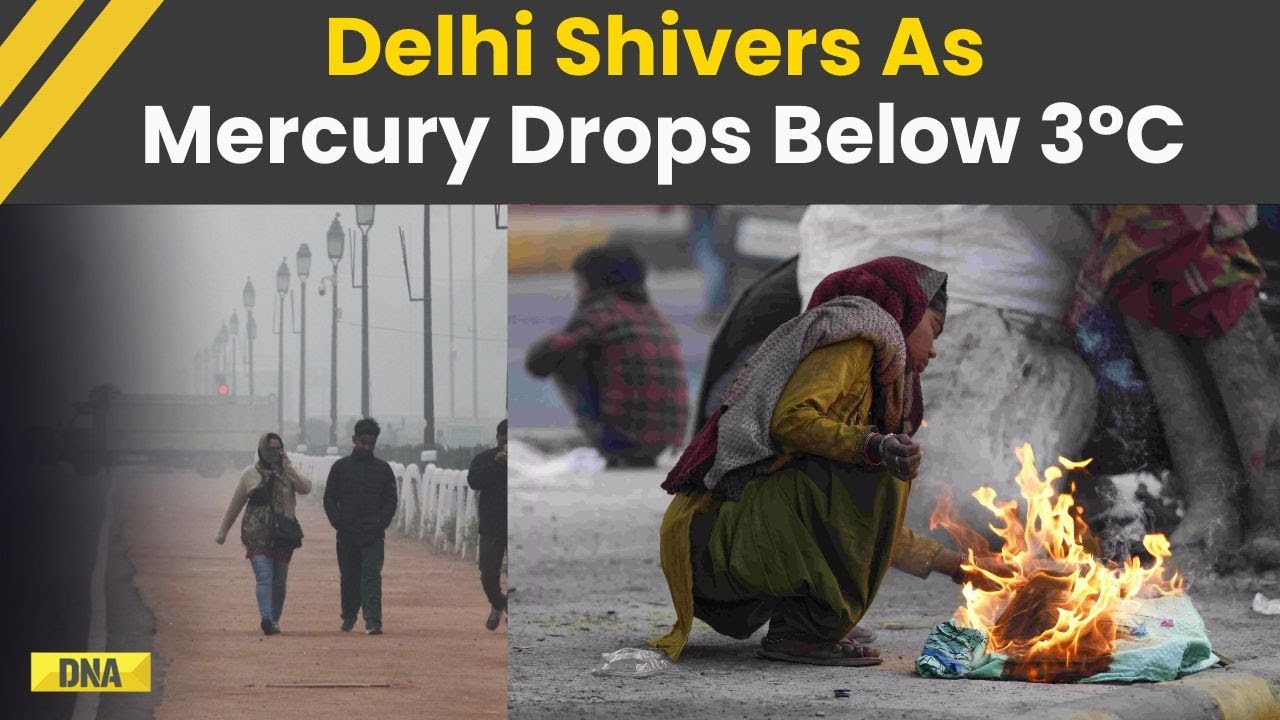 Delhi Shivers At 2.9°C; Orange Alert For Cold Wave In National Capital Today, Tomorrow | Delhi News