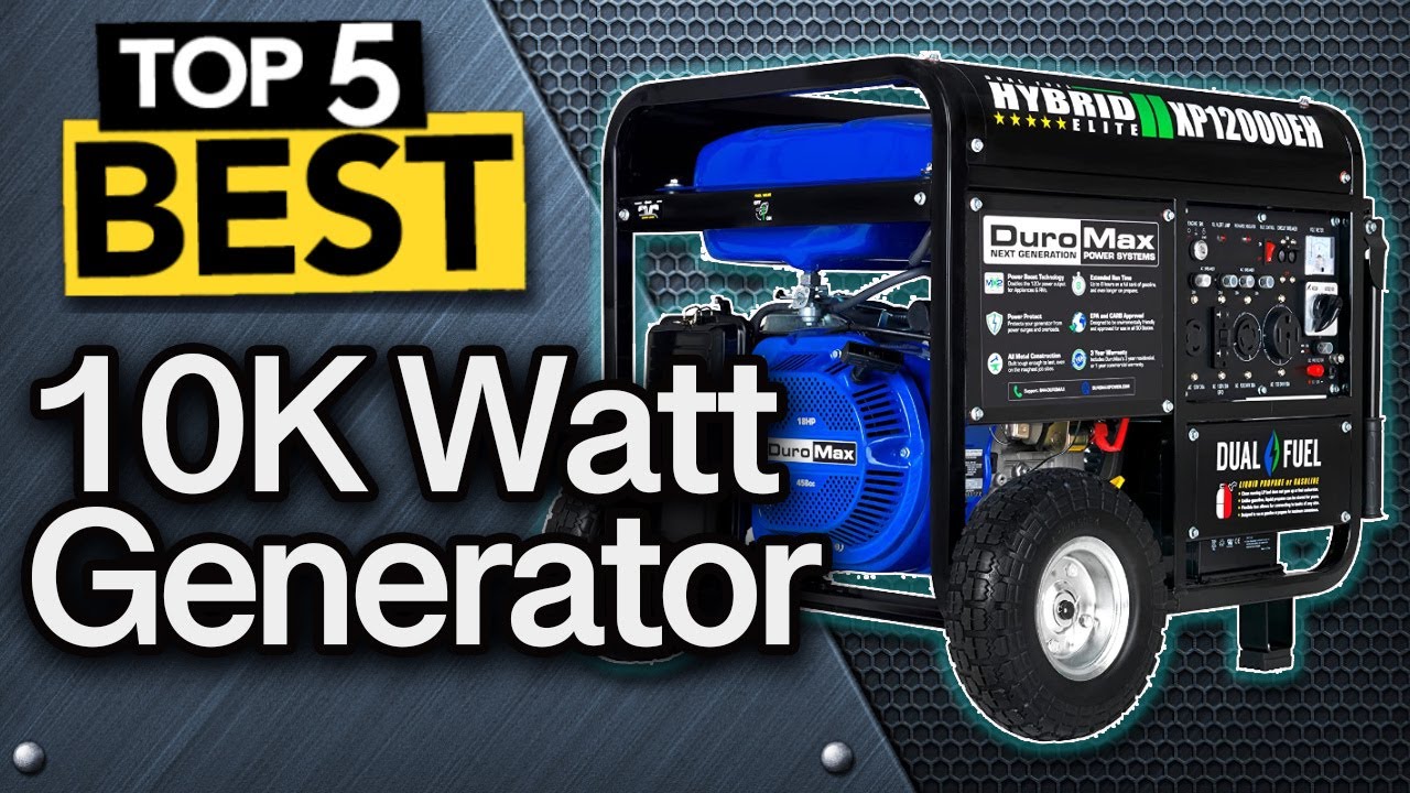 TOP 5 Best 10,000 Watt Generators: Today&rsquo;s Top Picks