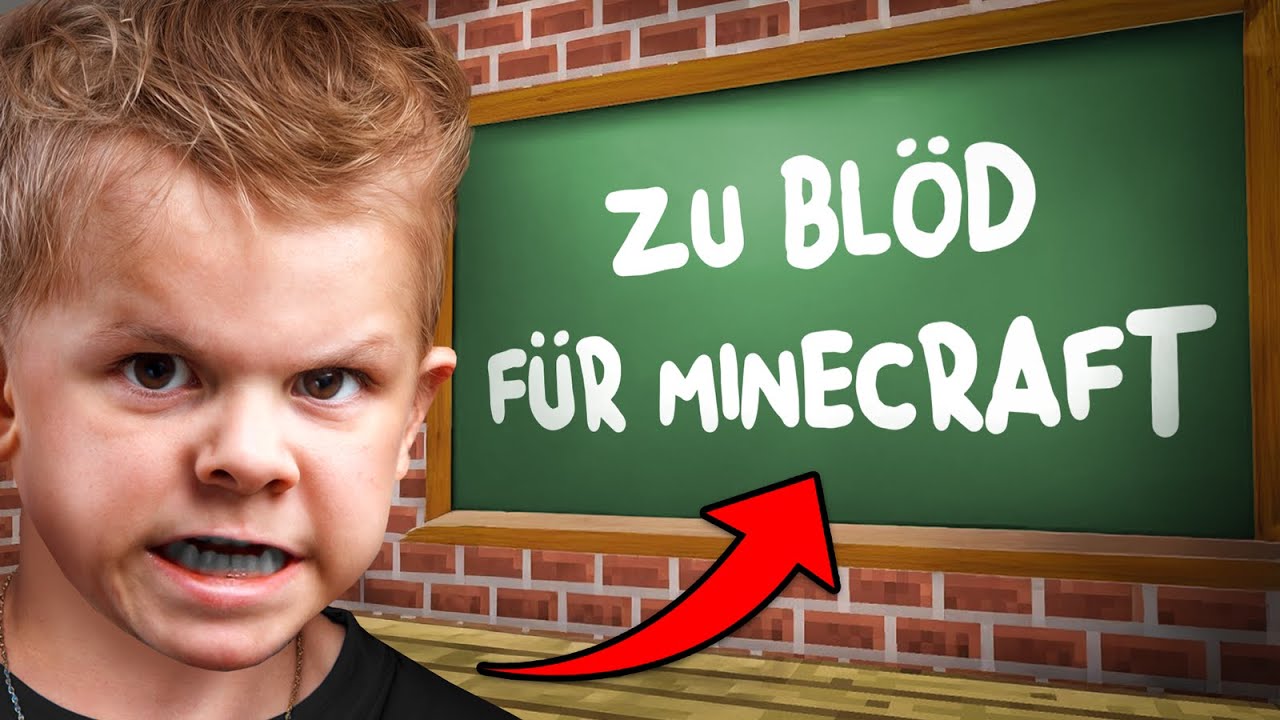 Marlon MUSS zur Minecraft-Schule… und rastet komplett aus!  😂