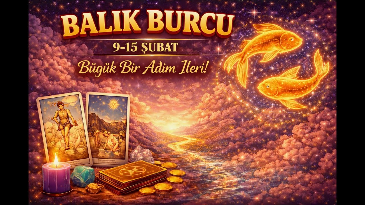 BALIK BURCU ♓ 9–15 Subat 2026 Haftalık Tarot “Büyük Bir Adım İleri!”