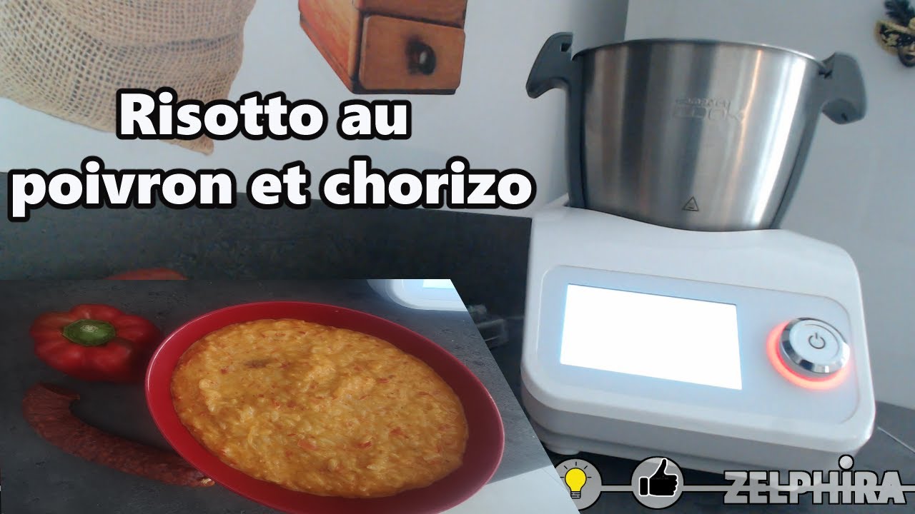 Risotto poivron chorizo au Compact Cook Platinum