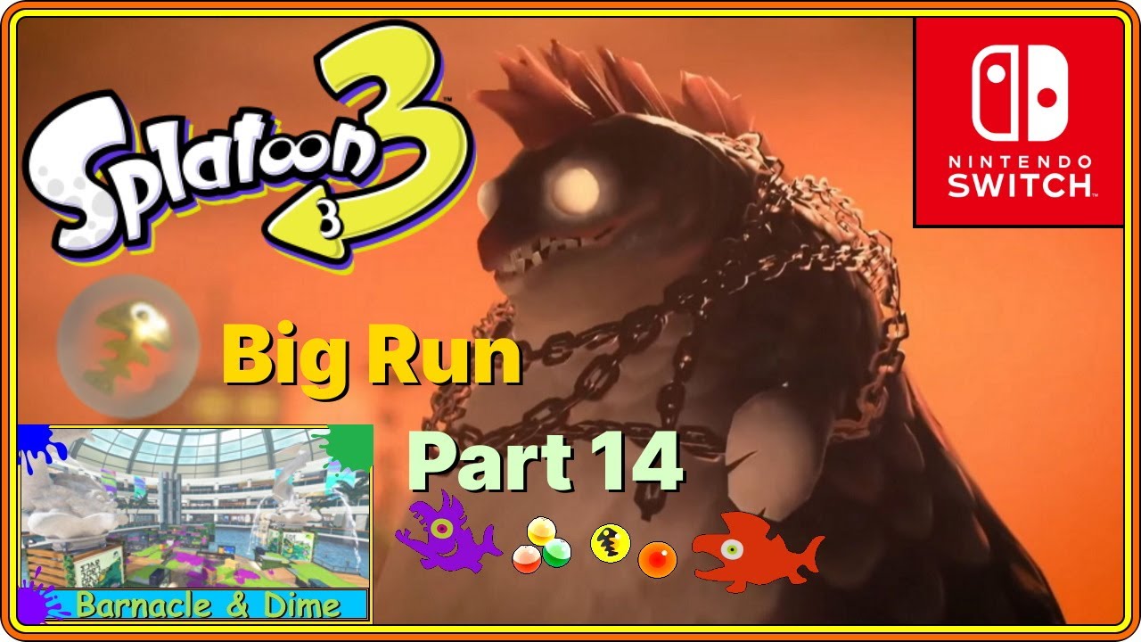 Splatoon 3 Big Run Part 14 - Battle at the mall!! (Switch)