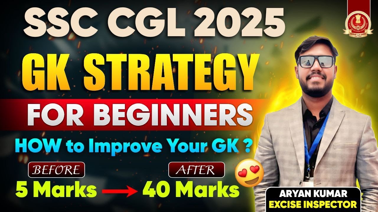 GK STRATEGY for SSC CGL 2025🔥 @parmarssc ❤️🤗 ARYAN SIR Real GK STRATEGY📈 for SSC EXAMS #cgl #ssccgl