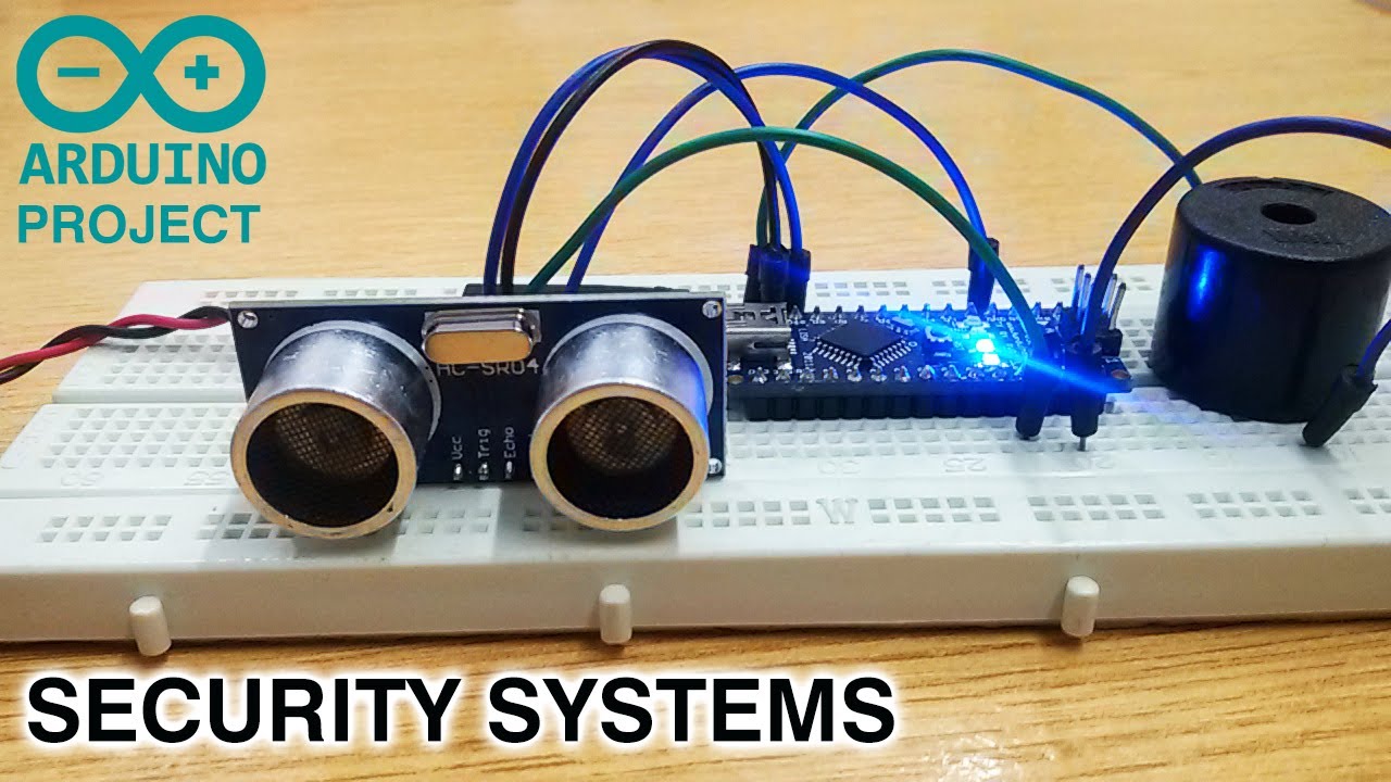 How to Make Security Systems using Arduino nano and ultrasonic Sensor