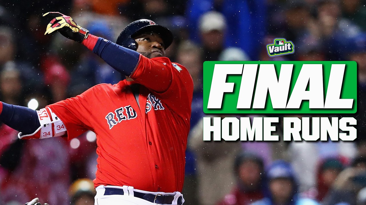 Hall of Famers belting their LAST home runs
