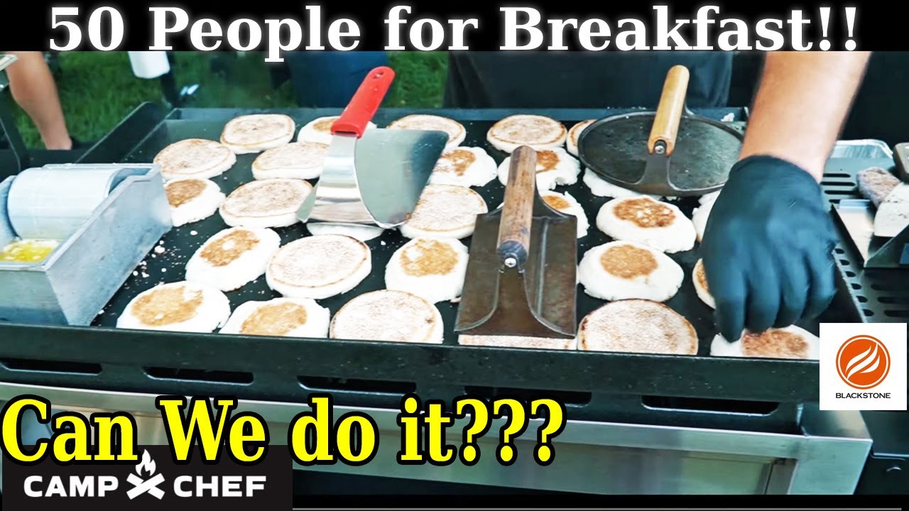Breakfast For 50!!!?  On the Griddle?!!