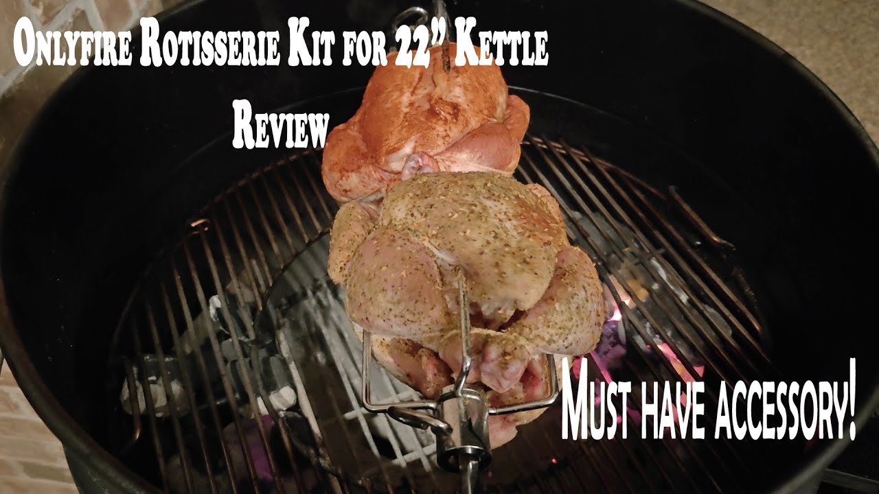 Onlyfire Rotisserie Kit Review | 22" Kettle Grill Rotisserie Attachment