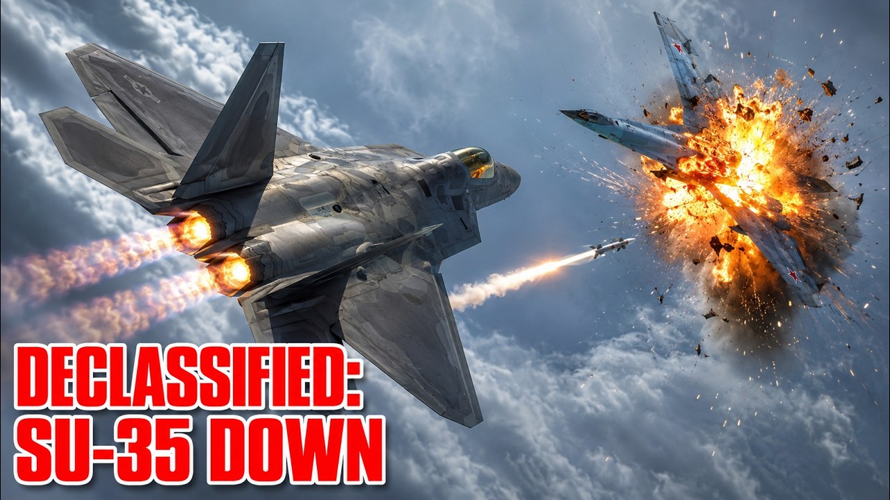 Arctic Intercept: 🇺🇸 F-22 Raptor One-Shot Kill Against Russian Fighter 🇷🇺