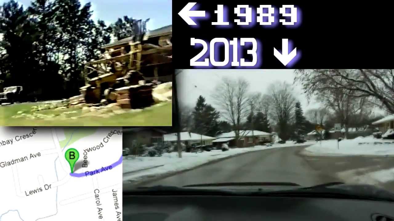 Driving Newmarket, 1989 vs. 2013