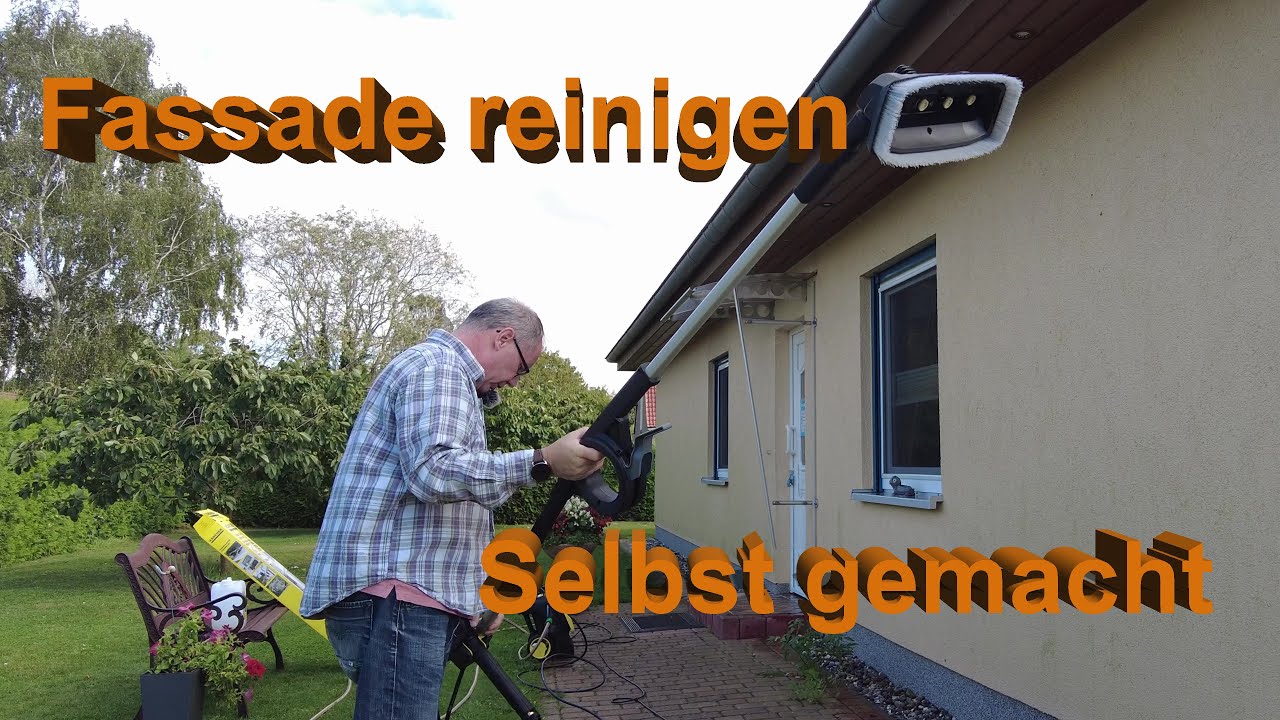 Fassaden Reinigung - Selbst gemacht