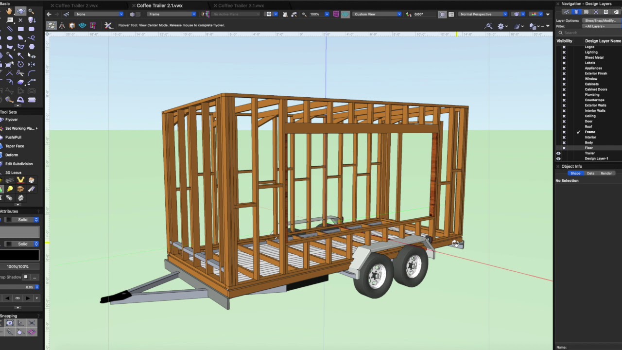 Coffee Trailer Video 1: Designing A Coffee Trailer