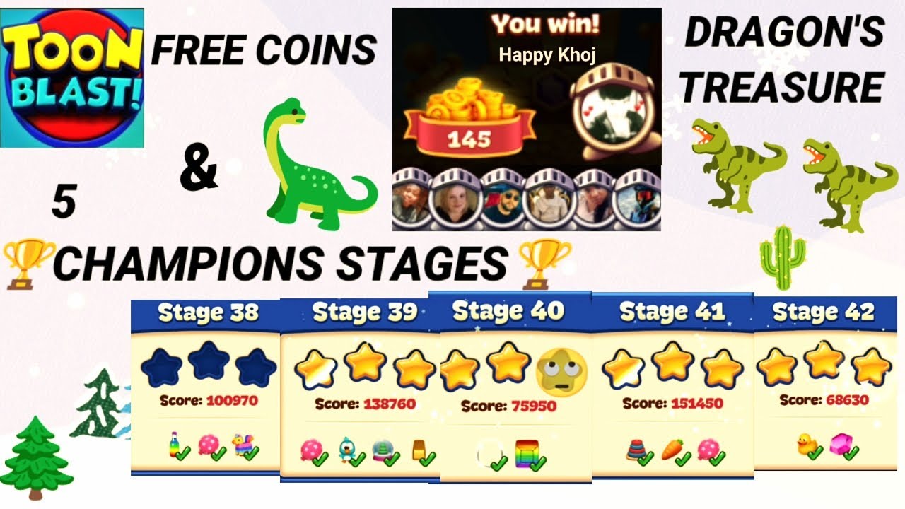 Toon Blast Ultimate Champions(38-42): The Final Stages!