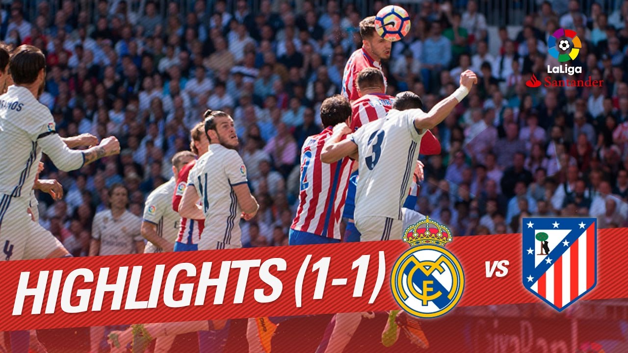Resumen de Real Madrid vs Atlético de Madrid (1-1)