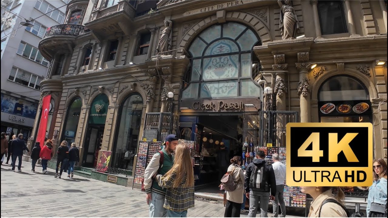 [4K] 🇹🇷 Taksim Square, Galata Tower, St.Anthony Catholic Churc,Djı Osmo action 4