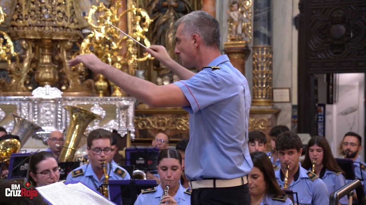 [4K] EL DÍA DEL SEÑOR (Alfonso López Cortés) | Banda Cruz Roja | Concierto Santo Ángel