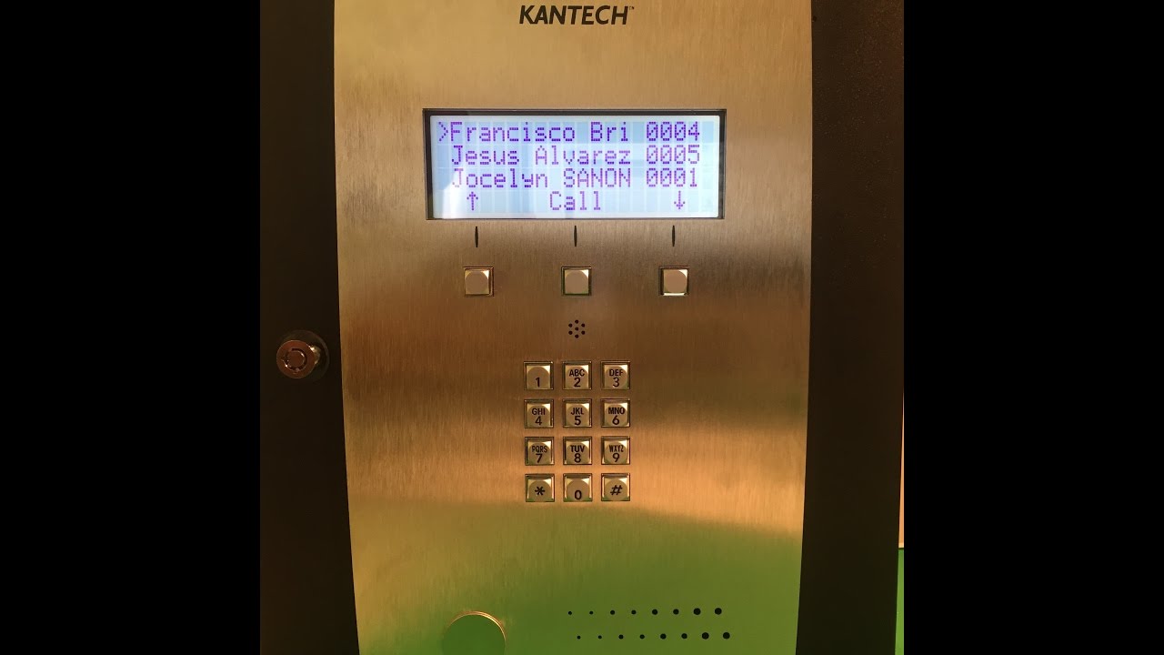 KANTECH KT-ES | Kantech Telephone Entry System (eng)