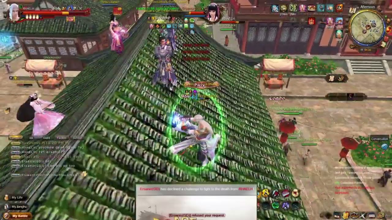 Age Of Wushu 1v1 with Ersanio: 