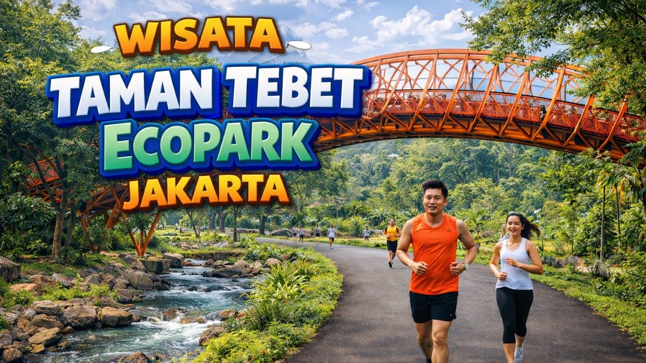 TEBET ECOPARK // WISATA INDAH , GRATIS, ASRI DENGAN FASILITAS LENGKAP