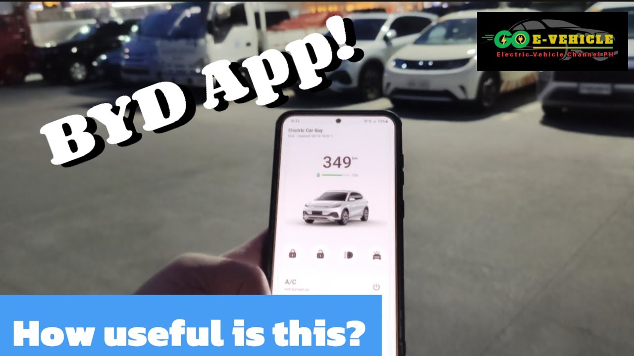 How Useful is the Cellphone App for Our Electric Car? Watch This to Learn More About the BYD App!