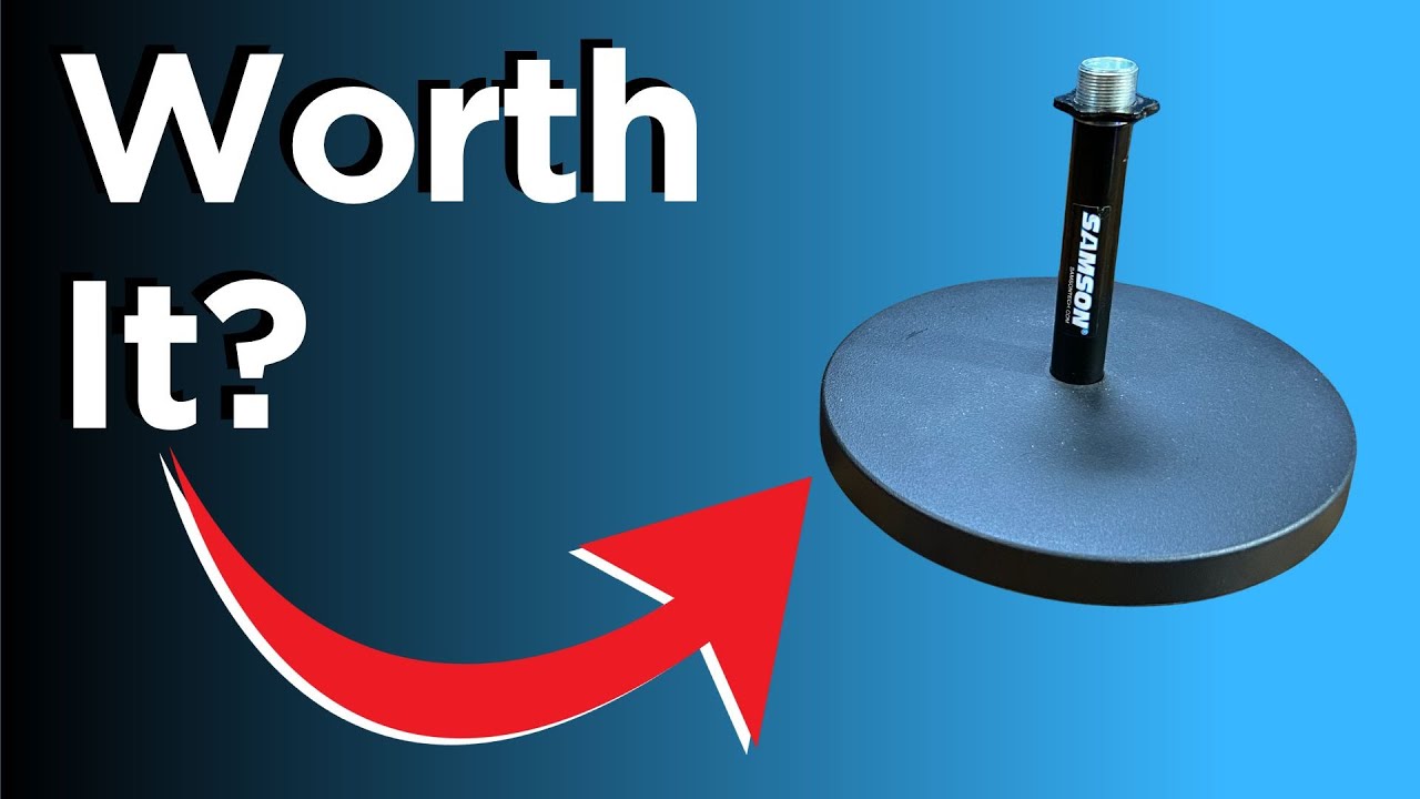 Samson MD5 Desktop Microphone Stand &ndash; Is It Worth It? Mic Stand Review