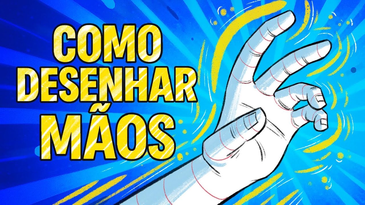 Como Desenhar MÃOS de Forma Fácil e Rápida (Passo a Passo para Iniciantes)