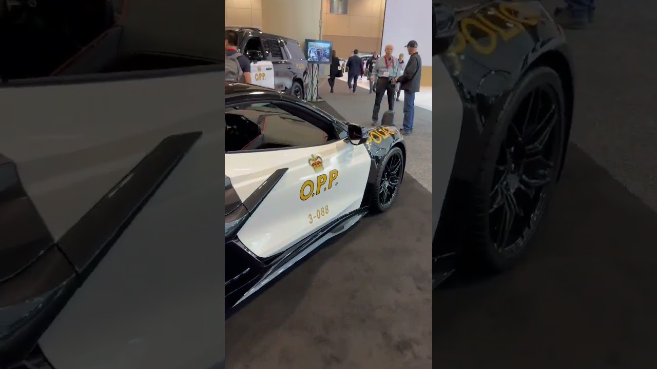 Is the Corvette Z06 the fastest Police car in Canada?
