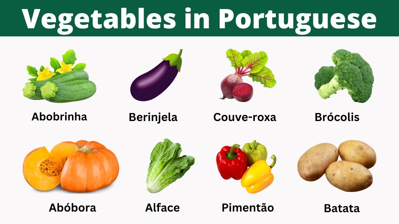 35 Vegetables in Portuguese