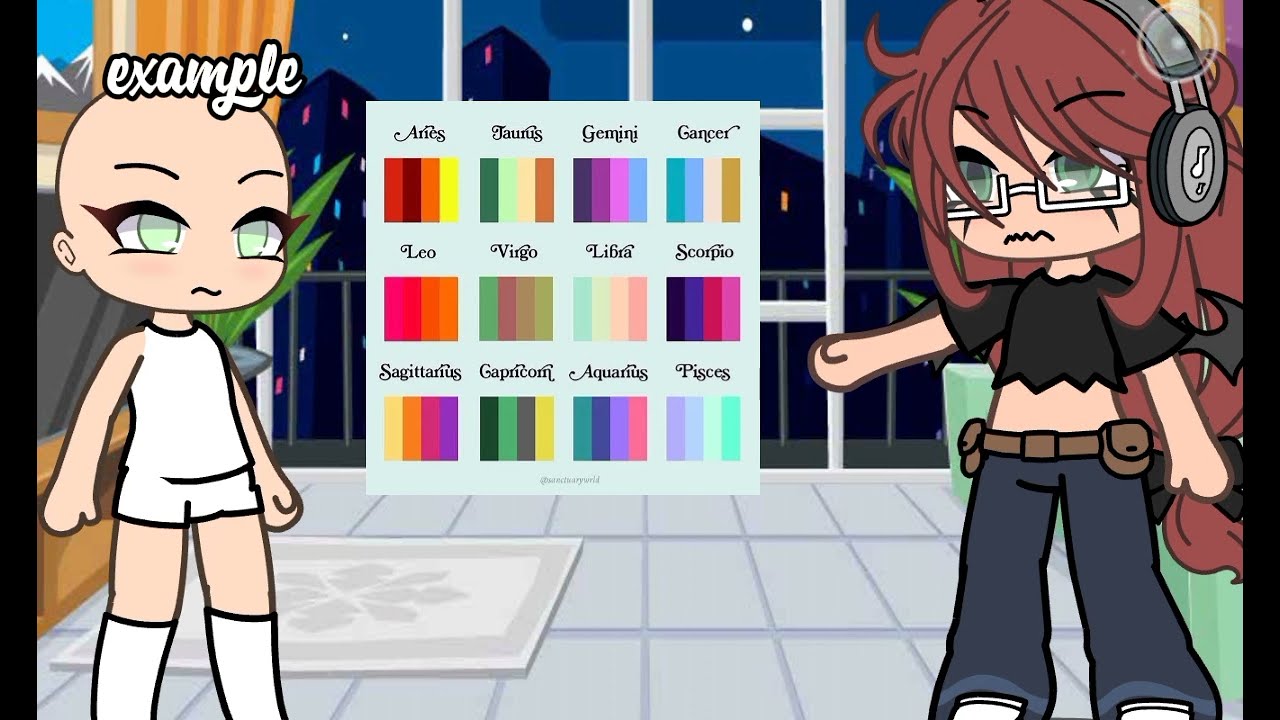 zodiac sign oc challenge ||Gacha life or Gacha Club||