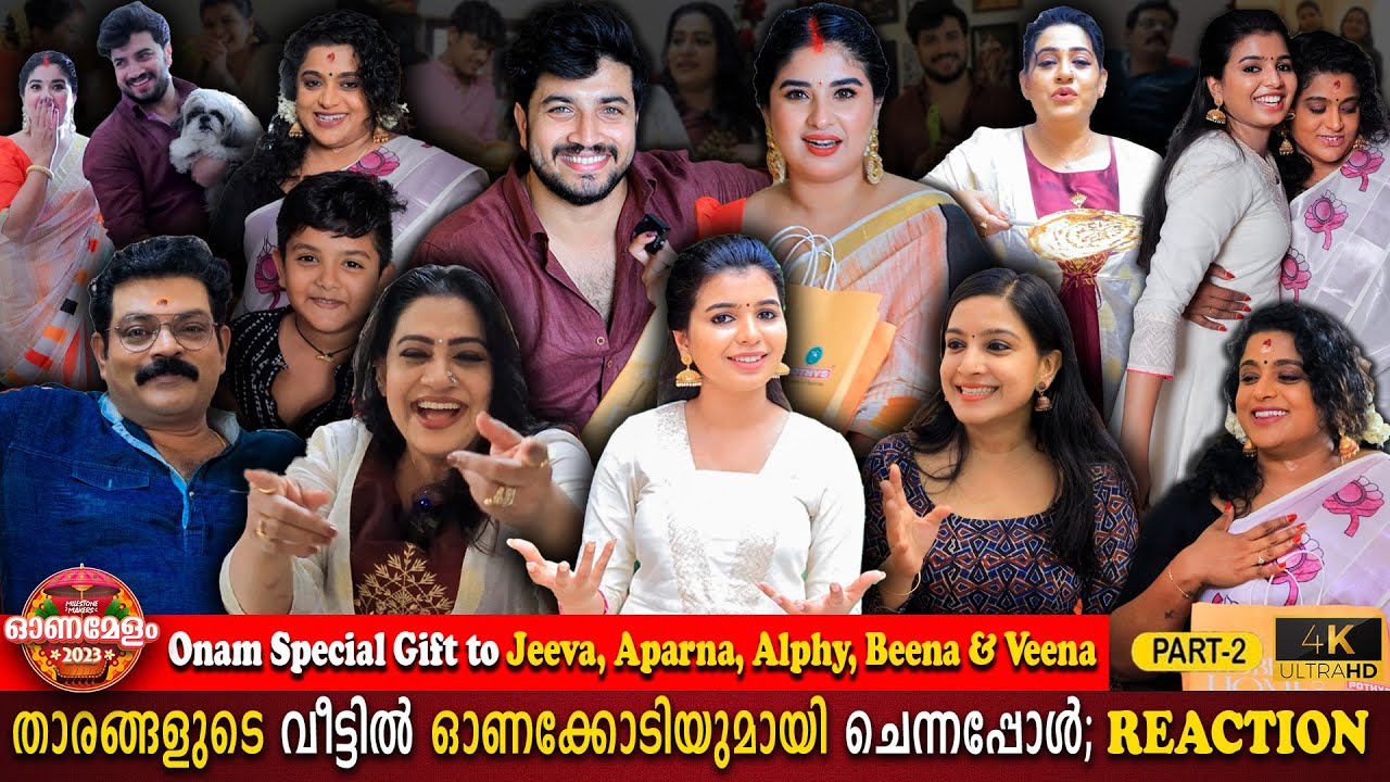 Surprise Onam Special Gifts Part 02 | Jeeva Aparna | Veena | Beena Manoj| Parvathy |Milestone Makers