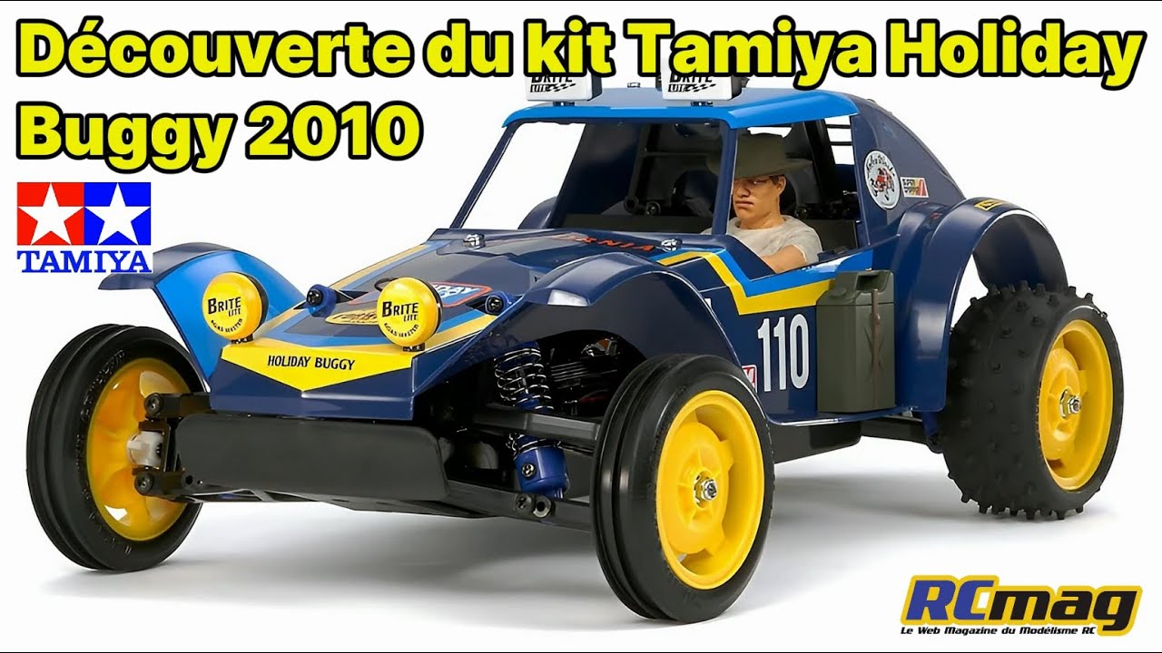 Découverte du kit Tamiya Holiday Buggy 2010 châssis DT-02 - Partie 01 la boite et la version de 1980