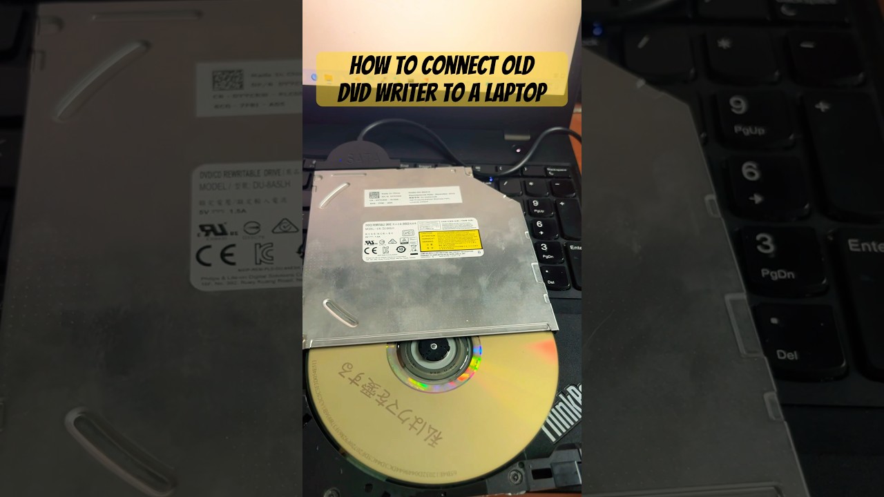 How to connect old DVD Writer to a Laptop🤓